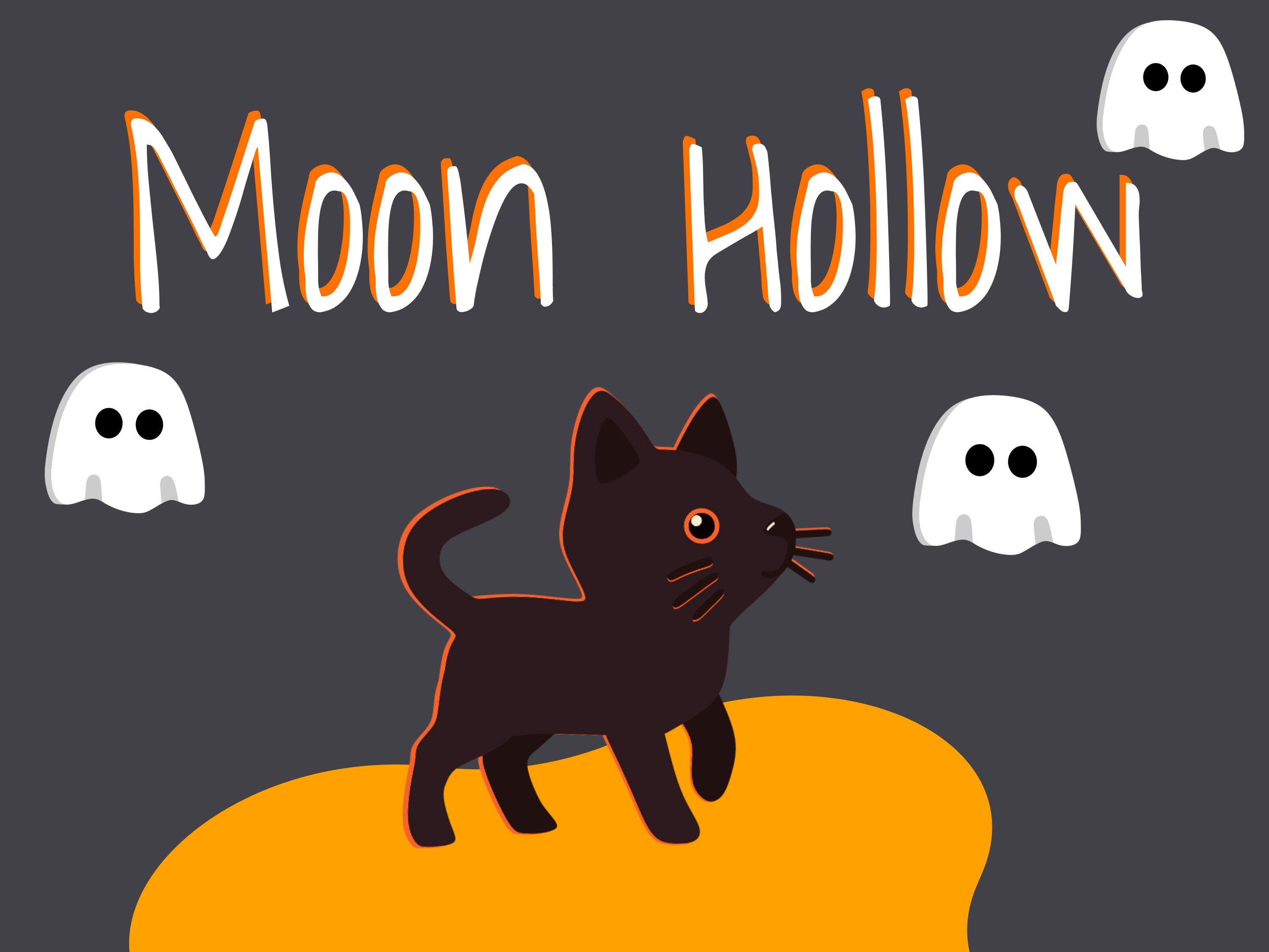 Moon Hollow game mockups.