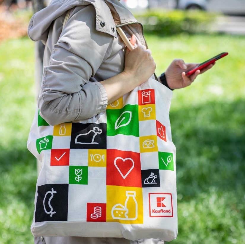 Official Kaufland tote bag.