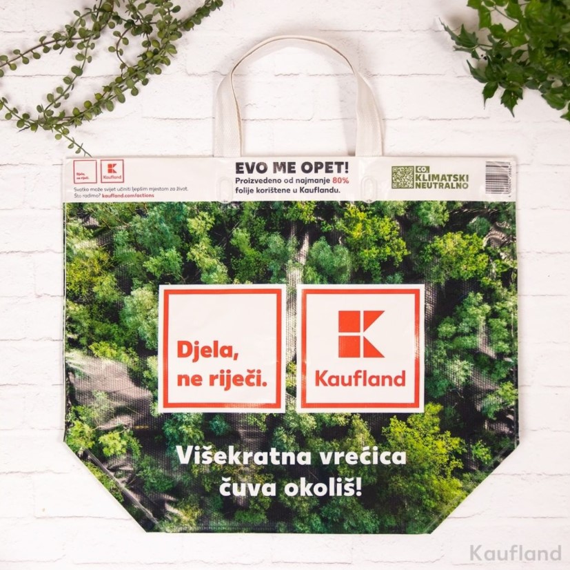 Kaufland's reusable bag.